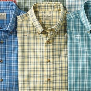 LL Bean Wrinkle-Free Twill Button-Down Shirt